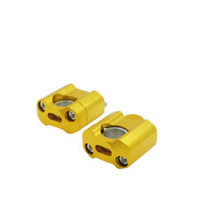 Abrazaderas Elevadoras de Manillar de Motocicleta de Aluminio CNC Universales de 7/8'' (22mm) y 28mm, Disponibles en 5 Colores, Producto para Sistemas de Carrocería - Product Image 2