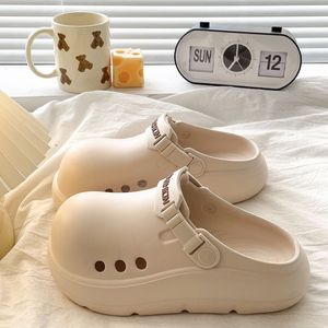 Sabots polyvalents en EVA perforés <span class=keywords><strong>pour</strong></span> femmes, pantoufles décontractées d'intérieur/extérieur à bout fermé, légères <span class=keywords><strong>pour</strong></span> l'été et l'hiver - Product Image 2