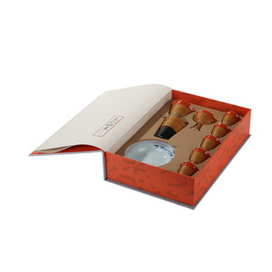 Bamboo Weaving Porcelain Tea Set With Covered Bowl Fairness Cup <b>Teacups</b> Master Cup One Pot Four Cups Gift Set - Product Image 5