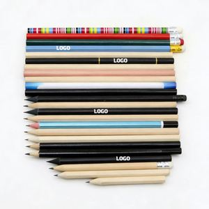 Cadeau promotionnel pour écoles de commerce, logo personnalisé imprimé en Chine, crayon de 5 pouces sans gomme, 2HB - Product Image 1