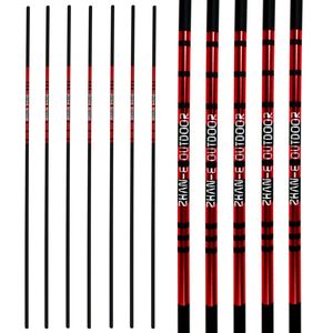 Carbon Mũi Tên Trục Màu Đỏ Tươi Mô Hình Với Màu Đỏ Xoay Nocks Nhôm Chèn Tự Làm Mũi Tên Cho Bắn Cung Săn Bắn - Product Image 1