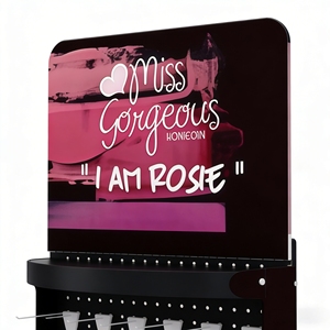 ชั้นวางติดผนังแบบ Pegboard สำหรับร้านเสริมสวย ชั้นวางโลหะแข็งแรงทนทาน พร้อมตะขอแบบถอดได้สำหรับอุปกรณ์เสริมสวยทุกชนิด - Product Image 4