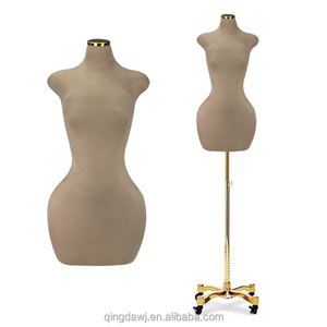 Half Body Curvy Female Used Dress Form Nähen Schneiderei Verstellbare Dummies Schaufenster puppe Female <span class=keywords><strong>Foam</strong></span> Body Bust <span class=keywords><strong>Torso</strong></span> - Product Image 1