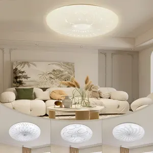 Factory Price Supply 3000-6500k Indoor Surface Mount Round Home Kids Bedroom Kitchen Led Ceiling Lights