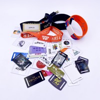 Bracelets RFID personnalisés en tissu tissé, bracelets VIP pour concerts, bracelets d'entrée pour festivals, bracelets promotionnels pour événements et fêtes