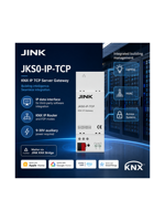Servidor Gateway KNX TCP JINK JKS0-IP-TCP, Router de Interfaz de Datos IP, P2P, 9-30V, Riel DIN, Automatización de Edificios