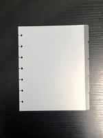 Carpeta Archivadora con Separadores de Plástico PP Esmerilado, con Logotipo Personalizado, 4x6, 5x7, 6x8, con Pestaña Superior