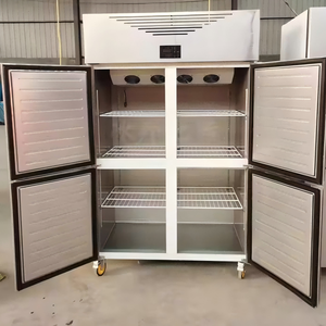 Congélateur commercial à 4 portes en acier inoxydable Congélateur vertical à 6 portes en acier inoxydable pour usage hôtelier - Product Image 2