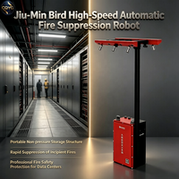 Robot de lutte contre l'incendie automatique à stockage sans pression et à vitesse de réponse élevée, conception portable pour centres de données IDC, détection précoce des incendies