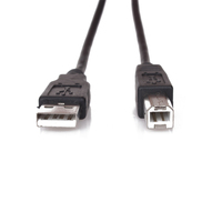 Cable USB VCOM de 1.5m 1.8m 3m 5m, Macho a Macho, USB 2.0 Tipo B para Impresoras
