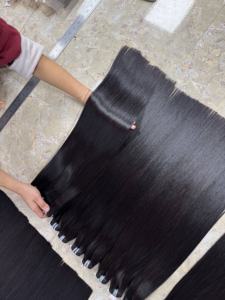 Cheveux humains vietnamiens de haute qualité, 100% vierges, Remy, cuticules alignées, cheveux noirs naturels pour les acheteurs en gros - Product Image 5