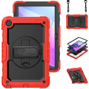 Bandoulière support rotatif, étui antichoc pour <span class=keywords><strong>tablette</strong></span> <span class=keywords><strong>Lenovo</strong></span> <span class=keywords><strong>M10</strong></span> <span class=keywords><strong>Plus</strong></span> 3rd 10.6 pouces TB-125F/128F 2022 <span class=keywords><strong>housse</strong></span> de <span class=keywords><strong>protection</strong></span> - Product Image 1