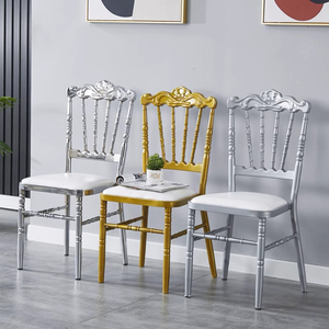 Ristorante nuziale rilassante cucina festa salotto all'aperto in plastica sedie trasparenti per eventi sedia - Product Image 4