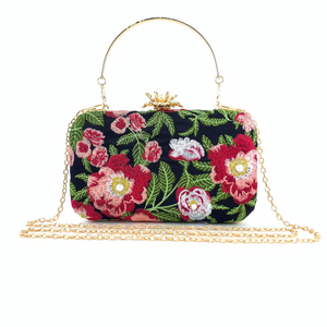 Nouveau spot broderie à la main perlé <span class=keywords><strong>sac</strong></span> de soirée <span class=keywords><strong>sac</strong></span> à main dames rétro perle banquet <span class=keywords><strong>sac</strong></span> de soirée <span class=keywords><strong>sac</strong></span> pour femmes - Product Image 6