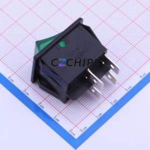 R-4-210-C5L-BG Rocker Switch Through hole Component (THT) Switch - Product Image 2