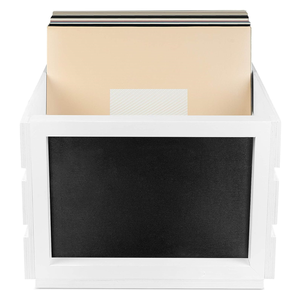 202412 Blanc <span class=keywords><strong>Bois</strong></span> Record Caisse <span class=keywords><strong>Vinyle</strong></span> Album Support De Stockage Boîte En <span class=keywords><strong>Bois</strong></span> Cas avec Tableau Signe Conseil Titulaire - Product Image 4