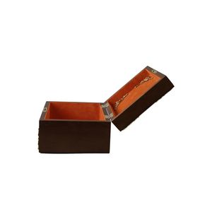 Caja de Regalo Rectangular de Madera Maciza MDF Hecha a Mano, Color Natural, Caja de Almacenamiento de Tesoros, Acepta Personalización DS, Modelo Artesanal Vintage - Product Image 4