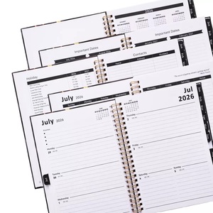 Carnet de notes à feuilles mobiles personnalisé 2026 2027 avec dorure à chaud, planificateur hebdomadaire des objectifs de vie et <span class=keywords><strong>ensemble</strong></span> d'autocollants - Product Image 3