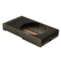 Penyerap Panas Aluminium Ekstrusi Konduktif Termal Tinggi dengan Pipa Panas Harga Murah untuk Pendingin GPU CPU/Elektronik Konsumen