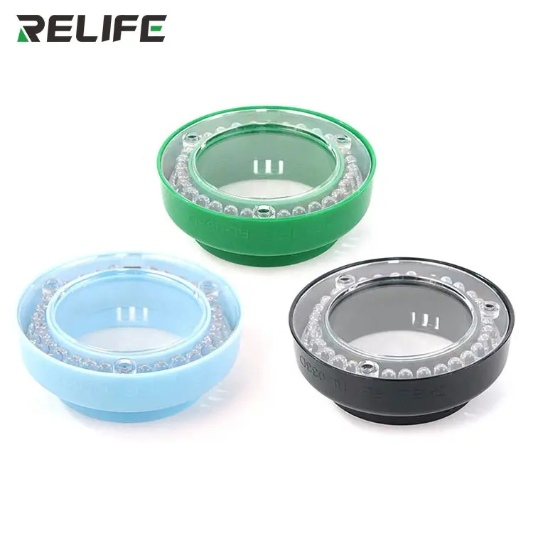 Relife RL-033D 현미경 Led 빛 방진 스냅 디자인 28 LEDs 현미경 램프 수리 휴대 전화 LED 소스