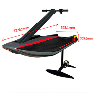 Tabla de Surf Eléctrica Hidrofólica Roja y Negra de Moda, Ofrece una Experiencia de Vuelo Acuático, Tabla de Surf de Alta Potencia para Adultos - Product Image 4