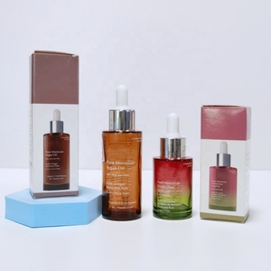 Amber Glass Essential Oil Dropper Bottles with Custom Packaging Box Luxury Serum Containers Pump <b>Spray</b> Bottles - Product Image 3