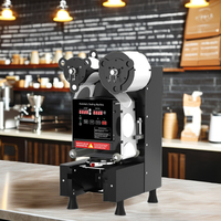 Machine de scellage portable automatique haute vitesse pour gobelets de jus, café et bubble tea – Scelleuse de films pour gobelets professionnelle