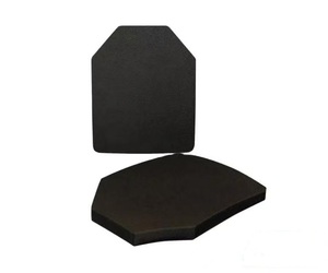 แผ่นเกราะเซรามิก B4C โบรอนคาร์ไบด์ IV แผ่นเกราะโค้งเดี่ยว น้ำหนักเบา - Product Image 3