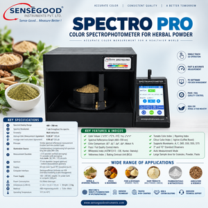 Espectrofotómetro de Color Spectro Pro de SENSEGOOD INSTRUMENTS, 400-700 Nm, Resolución 1, Apertura de 77 mm, Medición de Polvo - Product Image 4