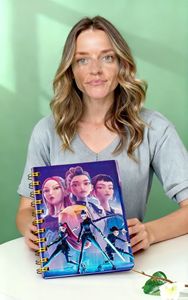 Nuevo Cuaderno <span class=keywords><strong>de</strong></span> Oficina Ecológico A5 con Espiral y Páginas a Color, Diseño <span class=keywords><strong>de</strong></span> Cazadores <span class=keywords><strong>de</strong></span> <span class=keywords><strong>Brujas</strong></span>, para Regreso a Clases y Graduación, con Hojas Sueltas - Product Image 4