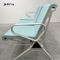 FLYA Hôpital Aéroport Gare Bureau Réception 3 Places Pu Mousse Chaise D'attente Chaise D'aéroport