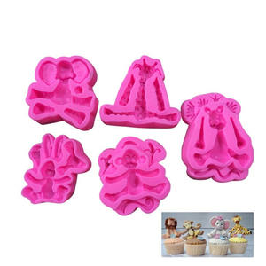 Set <span class=keywords><strong>de</strong></span> moldes <span class=keywords><strong>de</strong></span> silicona para hornear, Set <span class=keywords><strong>de</strong></span> moldes para decoración <span class=keywords><strong>de</strong></span> pasteles <span class=keywords><strong>de</strong></span> resina, animales <span class=keywords><strong>de</strong></span> África, conejo, elefante, León, León, Zoo, <span class=keywords><strong>jirafa</strong></span>, <span class=keywords><strong>Fondant</strong></span> - Product Image 2