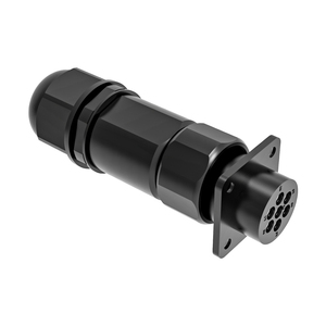 Conector Circular de Alta Corriente de 32 A, 7 Pines, Impermeable, con Bloqueo de Tornillo, IP65, Enchufe Industrial - Product Image 5