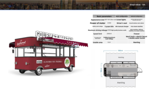 5m Electric Food Truck Mobile Food Cart Street Fast Food <b>Vending</b> Cart Fully Equipped Mobile Restaurant Kiosk - Product Image 2