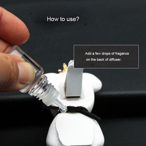 Clip de ventilation en forme <span class=keywords><strong>d</strong></span>'ours mignon, <span class=keywords><strong>d</strong></span>ésodorisant de voiture avec huile parfumée, diffuseur <span class=keywords><strong>d</strong></span>'aromathérapie de voiture, <span class=keywords><strong>d</strong></span>écoration de climatisation - Product Image 2