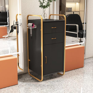 High Quality Modern Design Mobile Hair Salon Styling <b>Trolley</b> Metal Plastic <b>Tool</b> for Spa Supermarket Hall Kitchen Home Care - Product Image 1