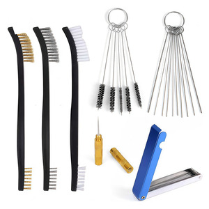<b>Spray</b> Gun Cleaning Brush <b>Set</b> 5 Pieces Metal Bristle For Auto Repair Airbrush Tools - Product Image 2