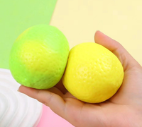 Jouets Squishies Citron en Gros, Balle Anti-Stress Changeante de Couleur, Jouets Sensoriels Fruitées pour Soulager l'Anxiété, Autisme, Garçons et Filles