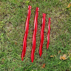 Estaca Triangular en Espiral de Aluminio Wildrex 7001 de 15/20/25 cm para Sujeción en Arena Suave, Playa y <span class=keywords><strong>Camping</strong></span> - Product Image 2
