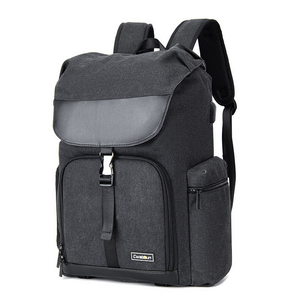 Sac à dos pour appareil photo reflex numérique multifonctionnel de grande capacité, toile imperméable, support pour trépied, sac à dos à double épaule, sac pour appareil photo de photographie - Product Image 1