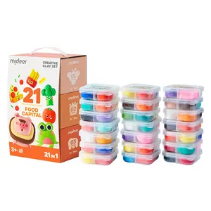 Mideer Thema-basierte fort geschrittene Geschenk box Farbe Kinder Ton Kindergarten handgemachte Spezial spielzeug für Kinder kreative Ton Set