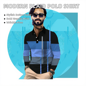 <span class=keywords><strong>Polo</strong></span> da <span class=keywords><strong>Uomo</strong></span> Personalizzabile con Logo, Design Senza Cuciture, Tessuto Traspirante di Alta Qualità, Asciugatura Rapida, Manica Corta per Golf - Product Image 2