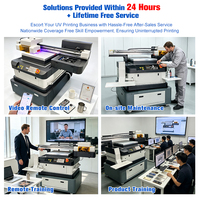 Impresora UV Plana 6090 Más Vendida, 3 Cabezales de Impresión I3200, Impresora UV de 60*90cm para Impresión en Acrílico, Madera y Metal