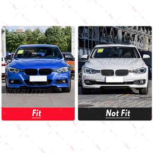 ชุดแต่งสปอยเลอร์กันชนหน้าแบบ 2 ชิ้น สำหรับ BMW F30 F35 ซีดาน 4 ประตู M-Tech M Sport ปี 2014-2019 พร้อมครีบแยกอากาศสำหรับไฟตัดหมอก - Product Image 2