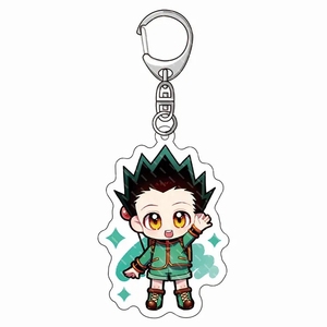 Portachiavi Anime <span class=keywords><strong>HUNTER</strong></span> X <span class=keywords><strong>HUNTER</strong></span>, <span class=keywords><strong>Killua</strong></span> Zoldyck Kurapika, Cosplay in Acrilico Bifacciale, Ciondolo Portachiavi, Accessori per Cosplay - Product Image 2