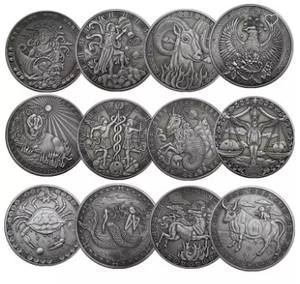 Pièces de Défi de Collection Antiques Personnalisées Pas Cher avec Logo de Pirate Design 3D en Métal Découpé Laiton Fer pour Souvenirs et Cadeaux - Product Image 4