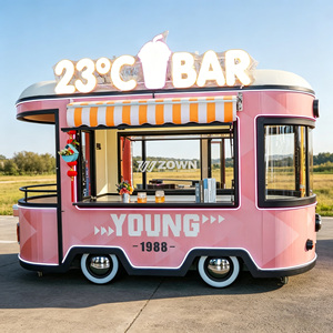 Factory Outlet Hot Selling Mobile Fast Food Snack Food Truck Beverage <b>Ice</b> Cream for Selling <b>Ice</b> Cream Coffee Milk Low Prices - Product Image 4