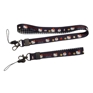 RPET Soft <b>Polyester</b> Neck Strap OEM ODM Custom Cartoon Character Printed Phone <b>Lanyard</b> Factory with Phone Loop - Product Image 2