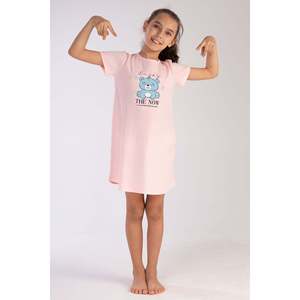 Vestido Túnica Ovalado para Niña, Manga Corta con Cuello, Talla 3-4/9-10 - Product Image 3