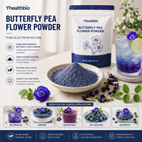 Poudre de fleur de pois papillon pure et naturelle de qualité supérieure, haute finesse, faible teneur en impuretés, pour le commerce international transfrontalier